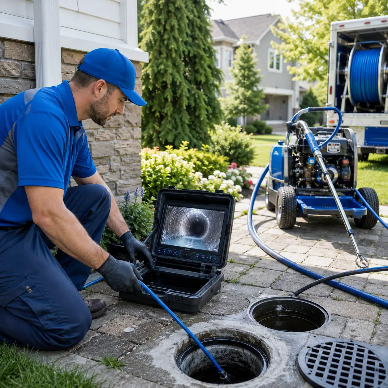 Outdoor drain cleaning professionals serving Four States, WV