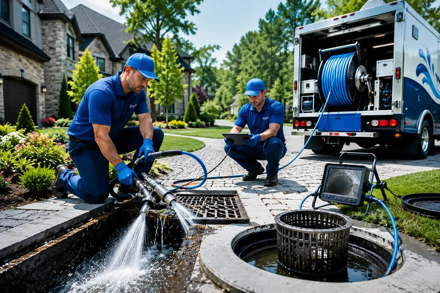 Local outdoor drain cleaning professionals in Four States, WV
